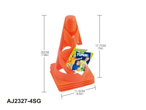 Pachołki Pomarańczowe 4szt.