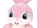 Pluszowy Królik 40 cm Urocza różowa MALINKA z zaginanymi uszami ZA5922
