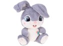 Pluszowy Królik 40 cm Uroczy szary JAGÓDEK z zaginanymi uszami ZA5922