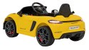 Pojazd Porsche Spyder RS 718 Żółty samochód sportowy