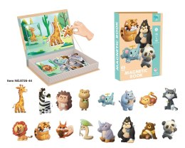 Puzzle Magnetyczne + Książeczka Safari