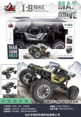 R/C Crawler STUNT Racing Szary 1:8