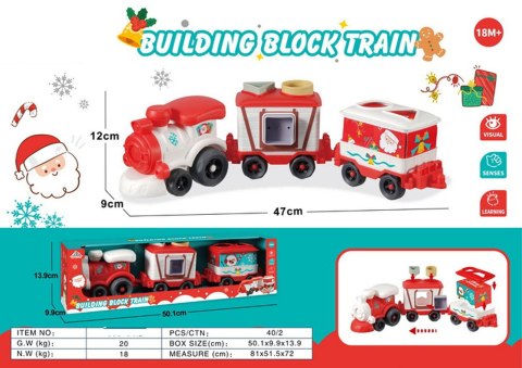 Świąteczny Zestaw Pociąg + Wagony