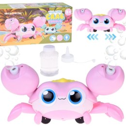 Uroczy chodzący KRAB na BAŃKI MYDLANE automat maszyna świeci gra ZA5717