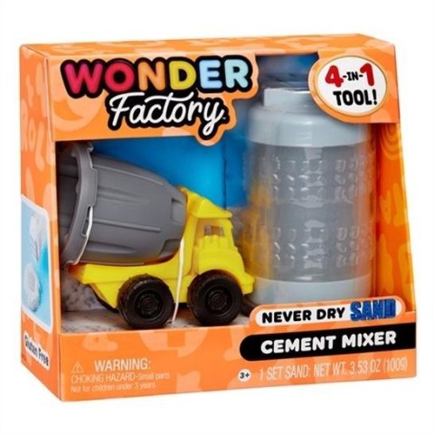 Wonder Factory Never Dry Sand - Blue +Cement Mixer