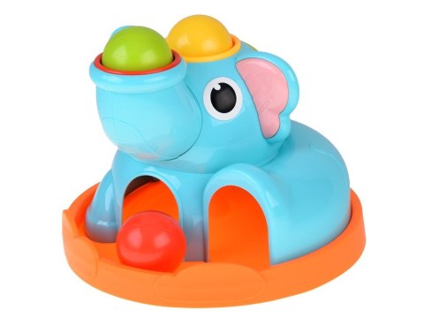 Zabawka edukacyjna Słonik sorter zbijak z młoteczkiem i piłeczkami ZA5910