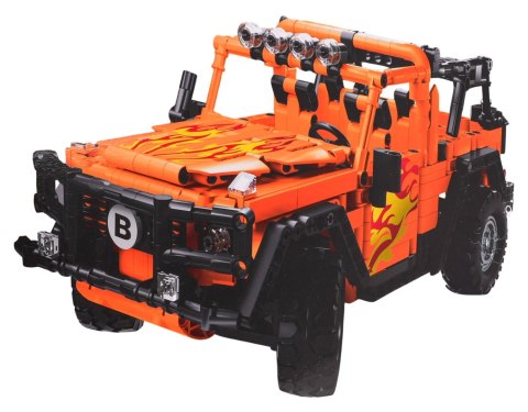 Zestaw Klocków Auto Terenowe Pomarańczowe R/C 790el.