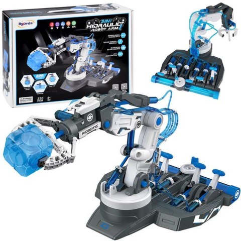 Zestaw edukacyjny - Zrób to sam ROBOT 3w1 Hydrauliczne ramię 220 ele ZA4199