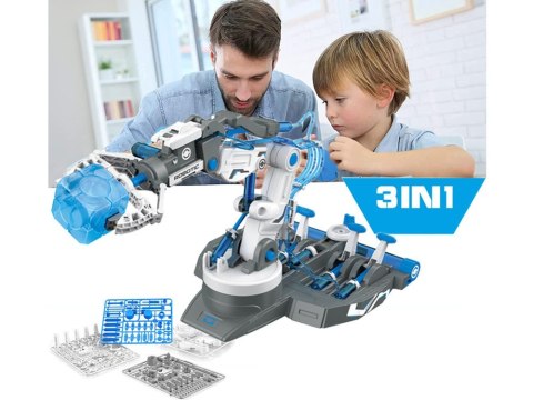 Zestaw edukacyjny - Zrób to sam ROBOT 3w1 Hydrauliczne ramię 220 ele ZA4199