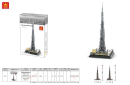 Zestaw Klocków Seria Budynki Burj Khalifa 555el.