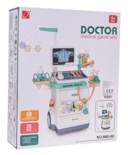 Zestaw Lekarza z EKG + Akcesoria Niebieski
