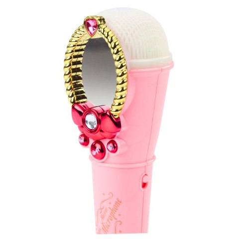 Magiczne Lustro Z Mikrofonem USB MP3 Światła Dźwięki Różowy