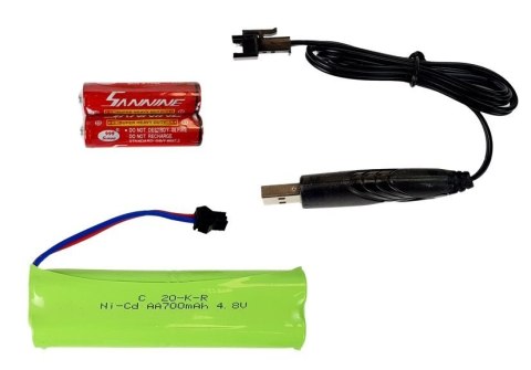 Amfibia Dwustronna Zdalnie Sterowana Zielona 1:24