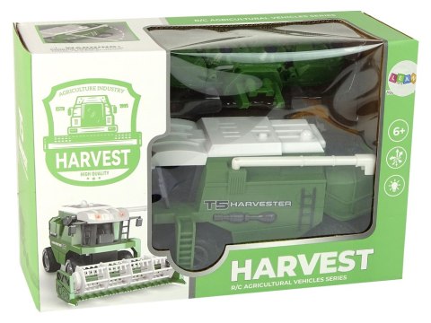 Kombajn Rolniczy Zdalnie Sterowany R/C Światła Zielony