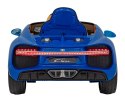 Bugatti Chiron na akumulator dla dzieci Niebieski + Pilot + Bagażnik + EVA + Amortyzatory + Audio LED