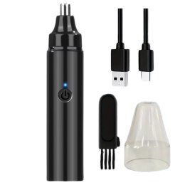 Trymer Maszynka Do Włosów W Nosie Wodoodporny Czarny