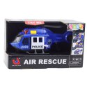 Helikopter Policyjny Z Dźwigiem Światła Dźwięki Niebieski