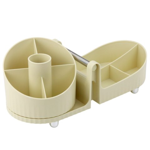 Organizer Na Kosmetyki Akcesoria Biurowe Uchwyt Beżowy