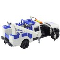 Samochód Serwisowy z Dźwigiem Światła Dźwięki Biały 1:12