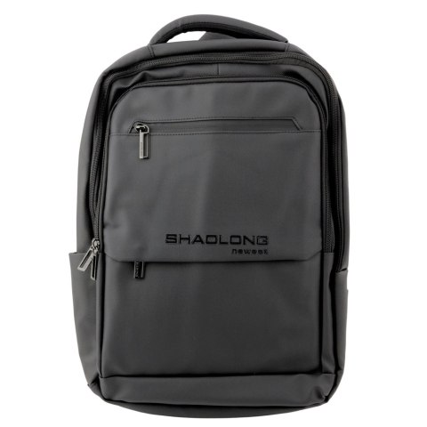 Plecak Miejski Biznesowy USB Kieszeń Na Laptopa Czarny 16L 41cm