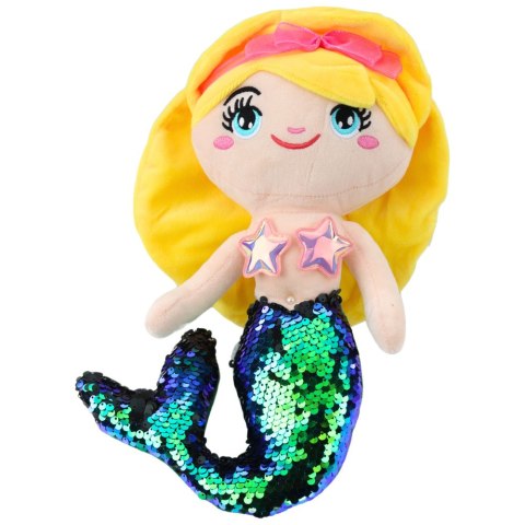 Pluszowa Syrenka Przytulanka Ogon W Cekiny Zielony 30cm