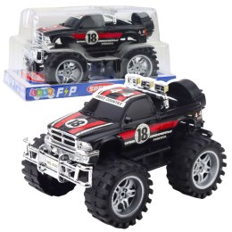 Samochód Terenowy Z Napędem Na Tył Duże Koła Czerwono-Czarny 27cm