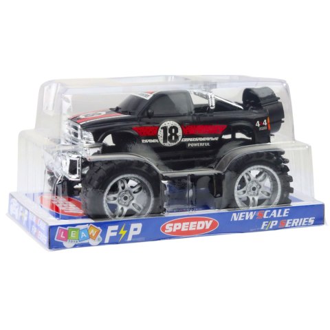 Samochód Terenowy Z Napędem Na Tył Duże Koła Czerwono-Czarny 27cm