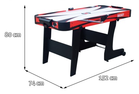 Cymbergaj dla dzieci + Rodzinna gra stołowa : Air Hockey 152x74x80cm