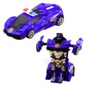 Auto Robot 2w1 Sportowy Samochód Policyjny Napęd Mix