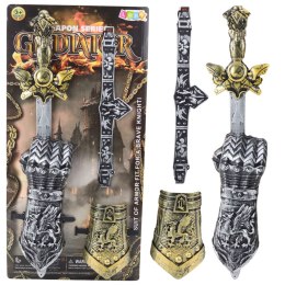 Zestaw Rycerski Gladiator Miecz Ochraniacze Pas Zdobione