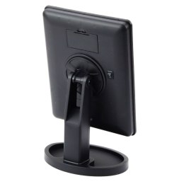 Lusterko Kosmetyczne 16 Diod LED Z Podstawką Regulacja Czarne