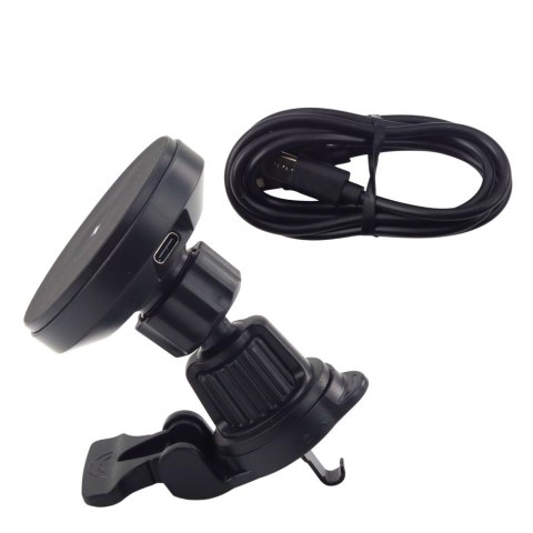 Uchwyt Samochodowy Magnetyczny Z Ładowarką Indukcyjną 15W