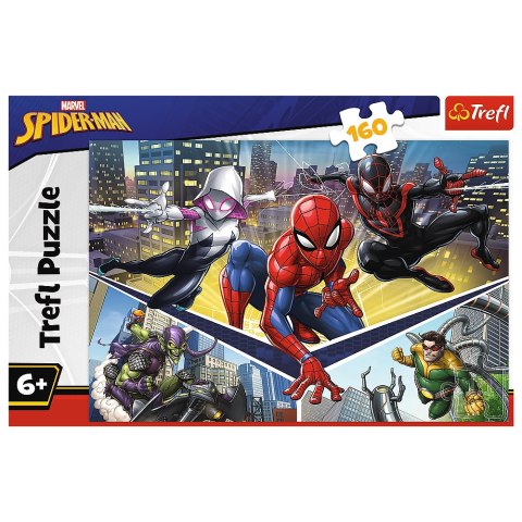 Puzzle - 160 - Siła Spidermana - Spiderman - Trefl 15422
