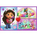 Puzzle - 2x70 - Baw się z Gabby - Koci Domek Gabi - Trefl 34438