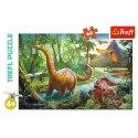Puzzle - 60 - Wędrówka dinozaurów - Trefl 17319