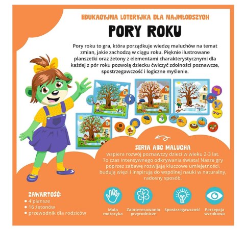 Gra edukacyjna Pory Roku ABC Malucha Rodzina Treflików Trefl 02906