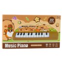 Pianinko Muzyczne Dla Dzieci Kapibara Mini Keyboard 22 Klawisze