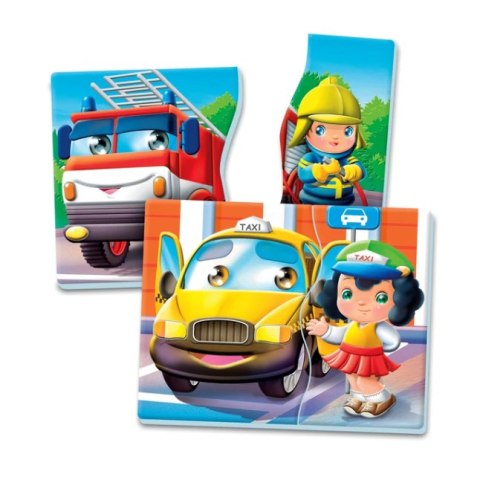 Gra edukacyjna Pojazdy i Zawody Uczę się Bawiąc Język Polski Clementoni 50765