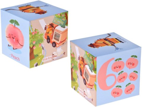 Edukacyjne puzzle sześcienne dla dzieci - kreatywna układanka 10szt. ZA5868