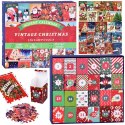 Kalendarz adwentowy PUZZLE - 24 świąteczne układanki w stylu VINTAGE ZA5885