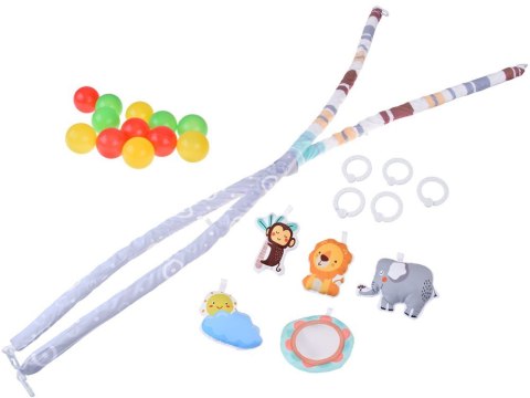 Mata Edukacyjna kolorowy Kojec Plac zabaw kolorowe Piłki Zabawki ZA5823