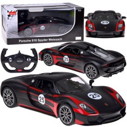 Rastar auto zdalnie sterowane Porsche 918 Spyder 1:14 pilot ośw RC0711