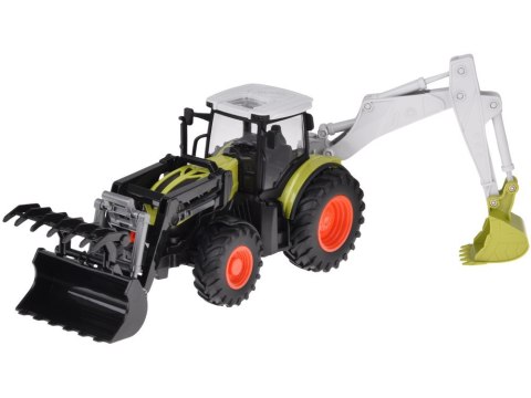 Zdalnie sterowany traktor Koparko-ładowarka spychacz na pilota RC0718