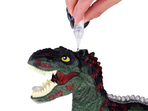 Dinozaur zdalnie sterowany gestem pilot RC 2w1 zieje ryczy świeci RC0625 ZI