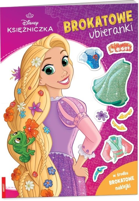 Disney Księżniczka. Brokatowe Ubieranki