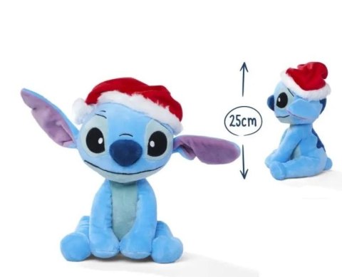 Disney Stitch Mikołaj 25cm