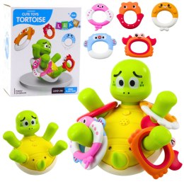 Interaktywna Zabawka Do Kąpieli Żółw Z Fontanną Kolorowe Kółka