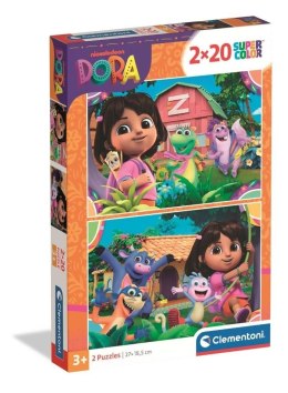 Puzzle 2x20 Super Kolor Dora