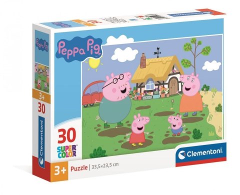 Puzzle 30 Super Kolor Peppa Pig