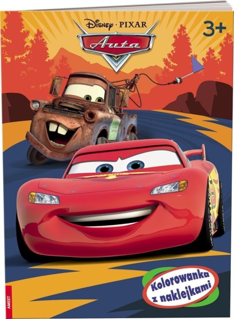 Auta. Kolorowanka z naklejkami